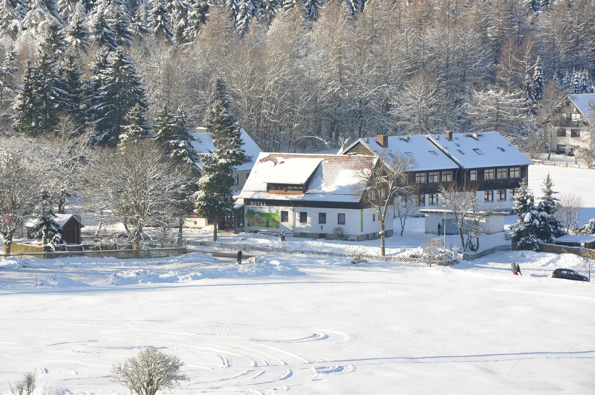 Hotel & Hostel Drei Baeren Altenau  Buitenkant foto